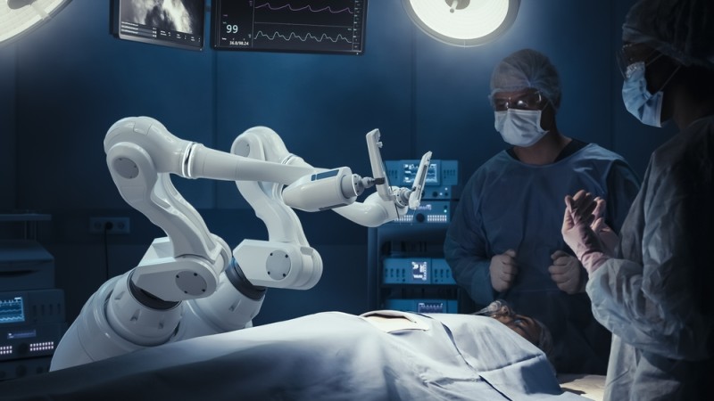 robot chirurgical modern folosit în pieloplastie