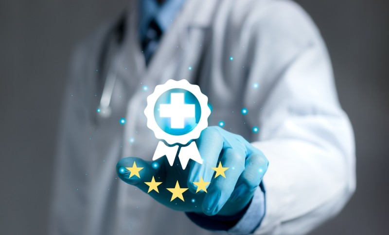 infografic al traseului complet al pacientului într-un spital